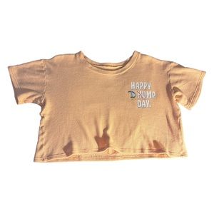 Boys Lie Cropped Waffle T-Shirt